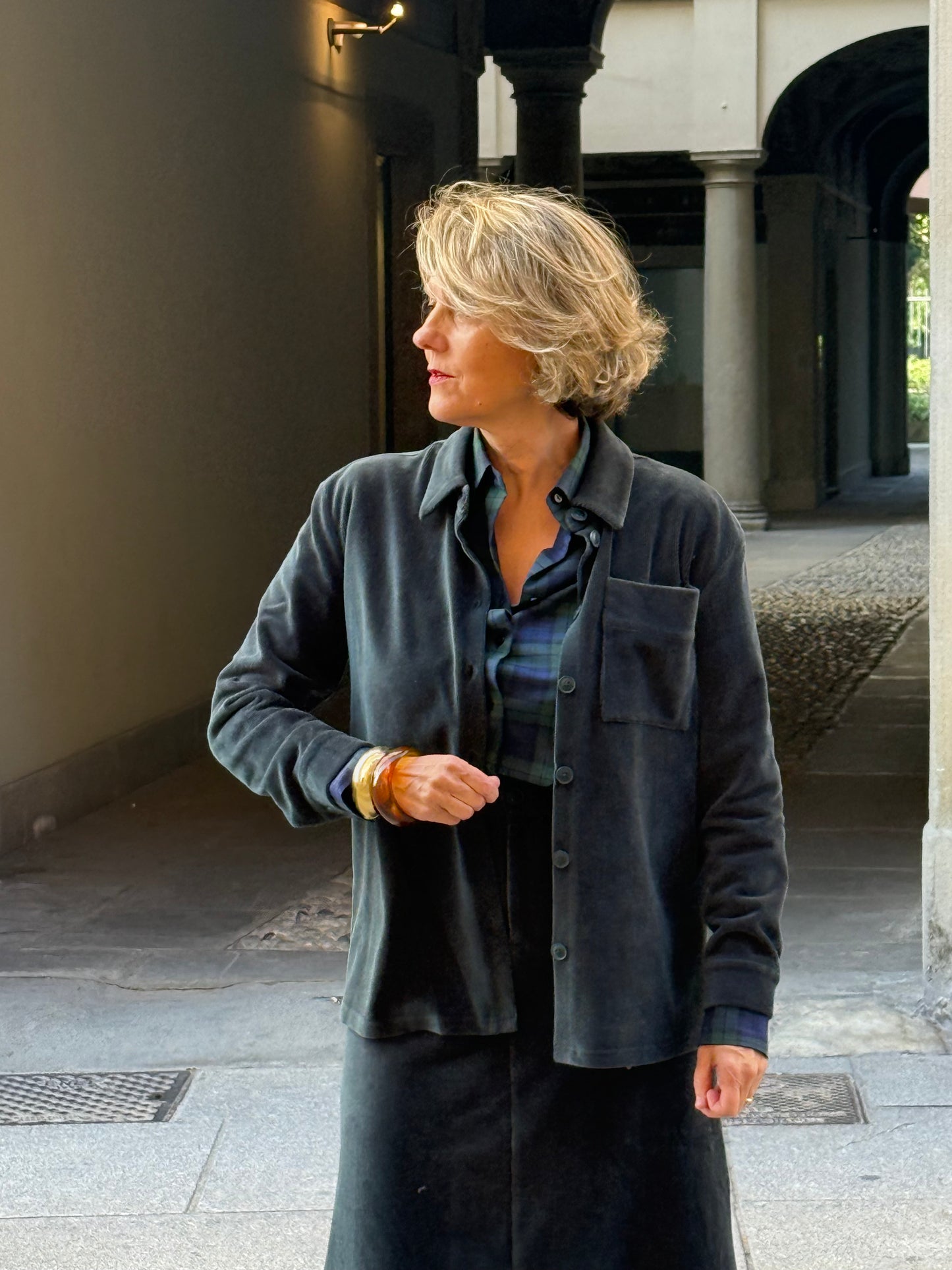 Camicia velluto coste