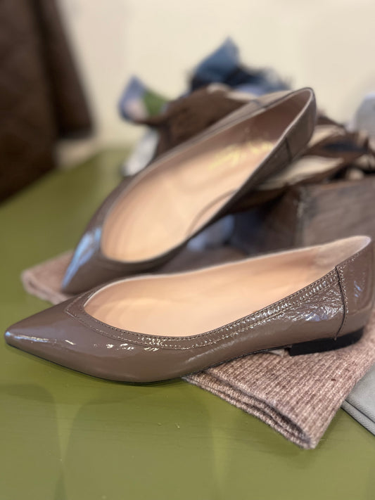 Ballerina a punta tortora