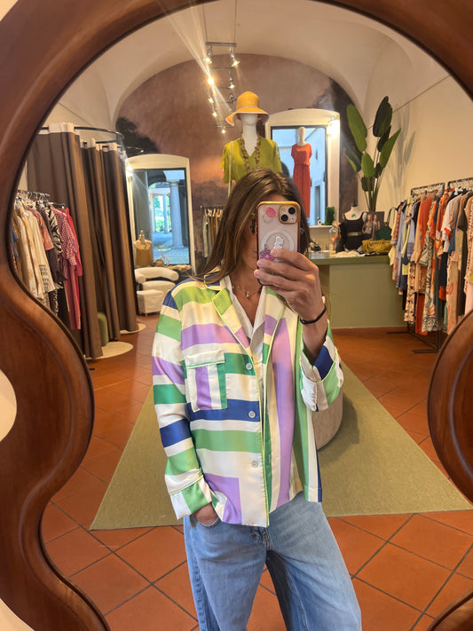 Camicia stampa foulard