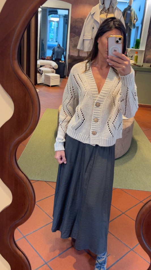 Cardigan trecce