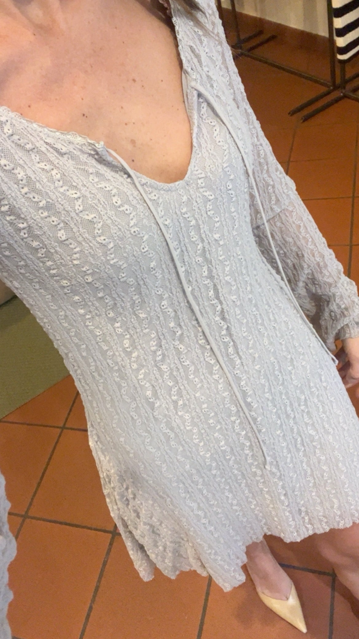 Mini abito pizzo