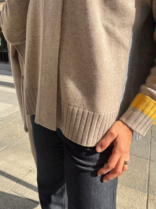 Maglione doppio colore