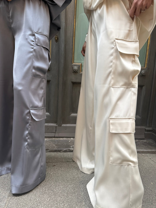 Pantalone osanna doppio satin