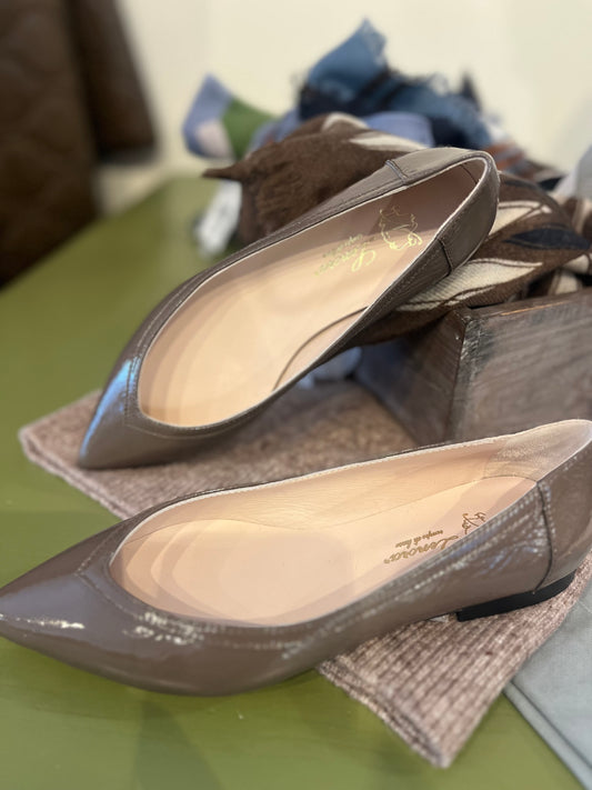 Ballerina a punta tortora