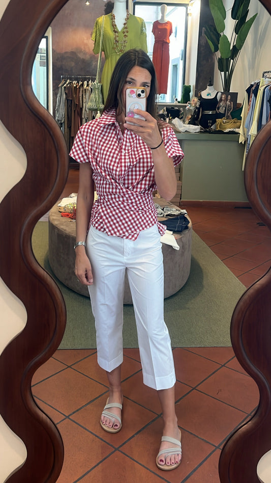 Pantaloni Capri bianchi