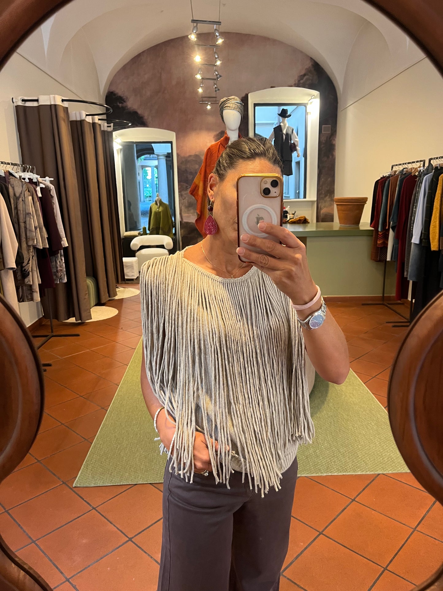 Gilet frange