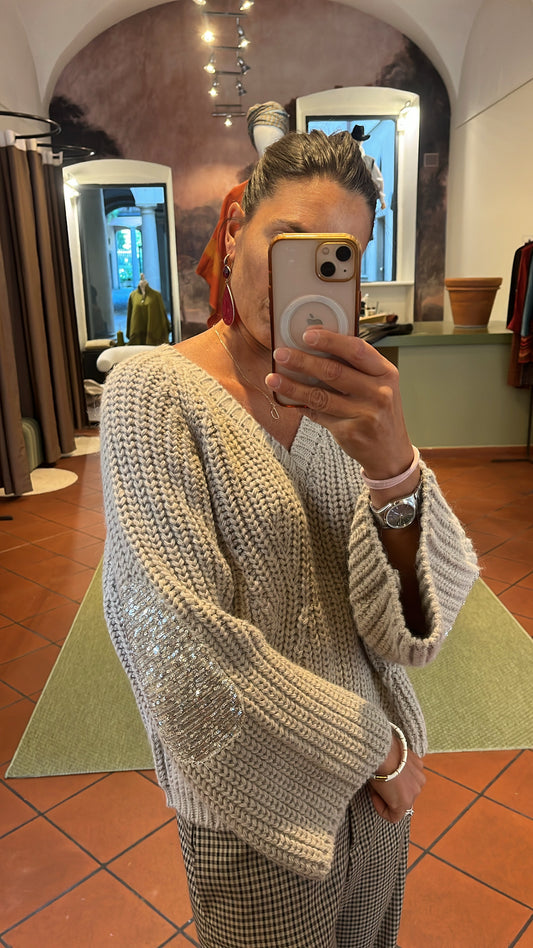 Maglione paiette