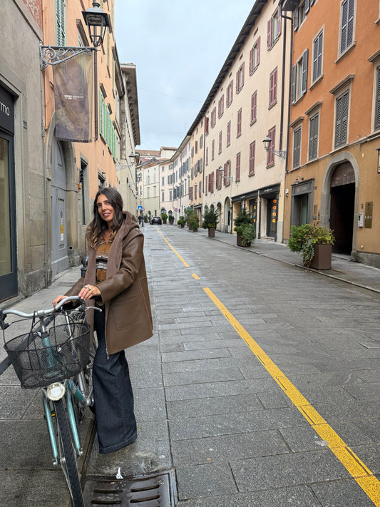 Eco Montone marrone scuro