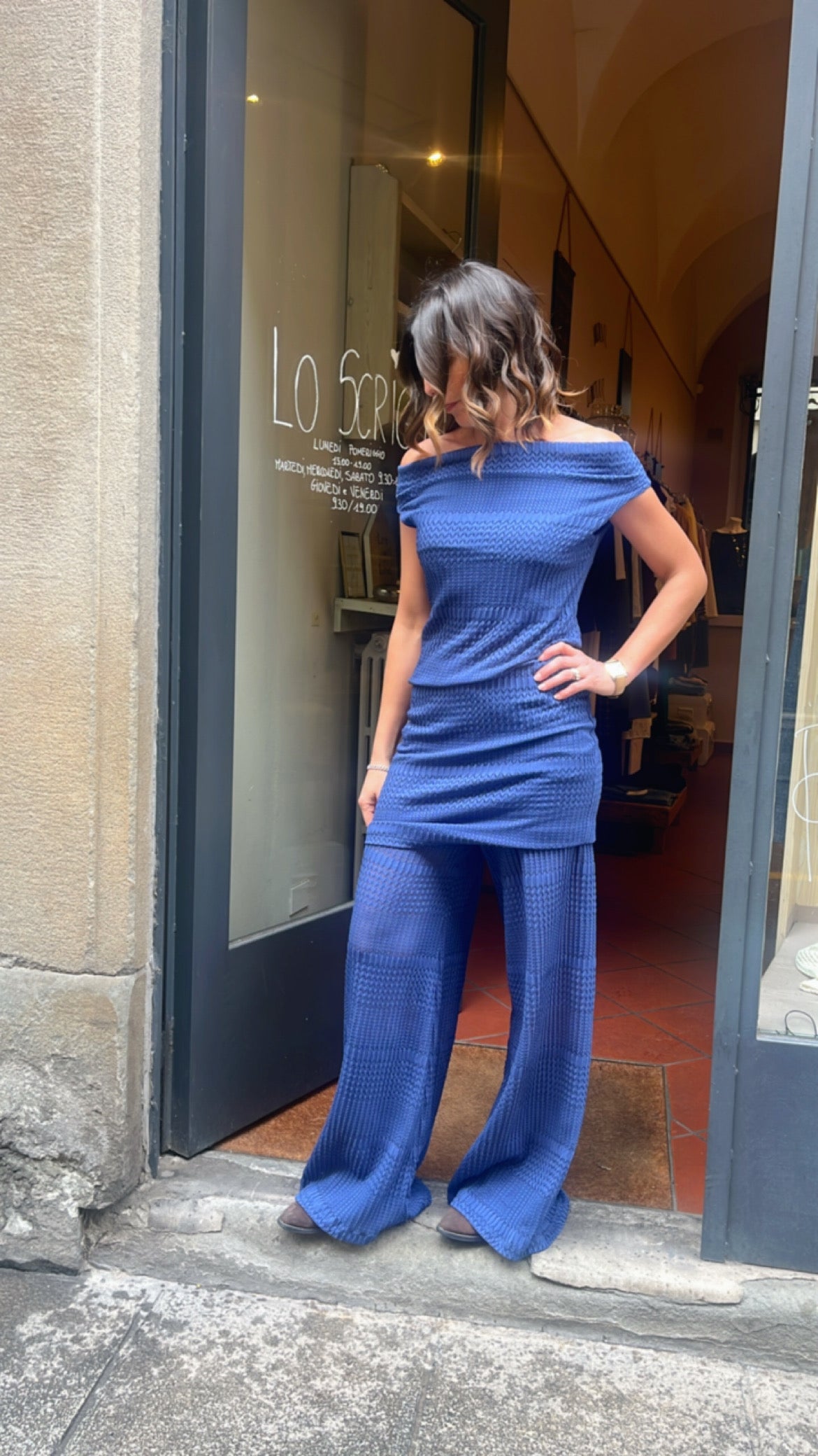 Pantaloni macrame