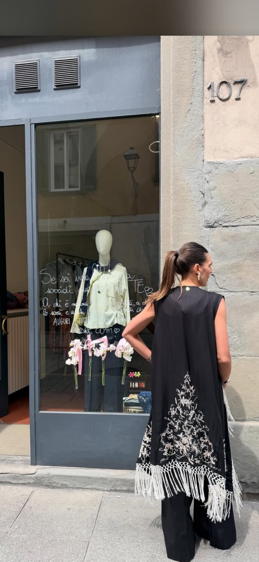 Gilet ricamato
