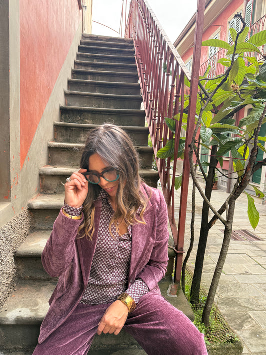 Giacca velluto completo Eloise
