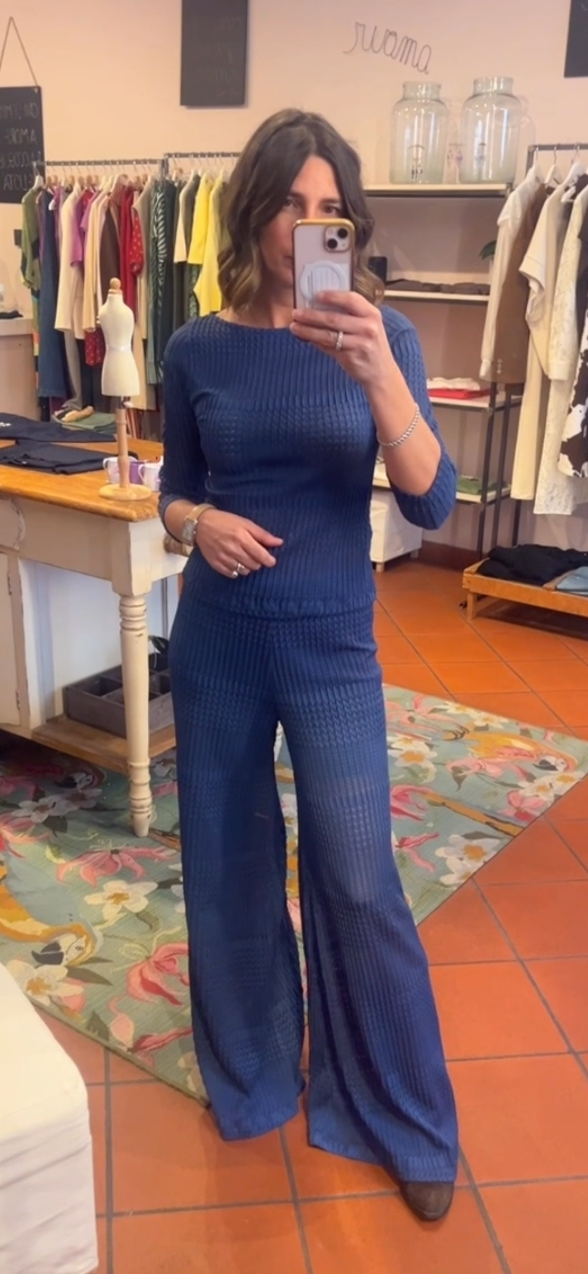 Pantaloni macrame