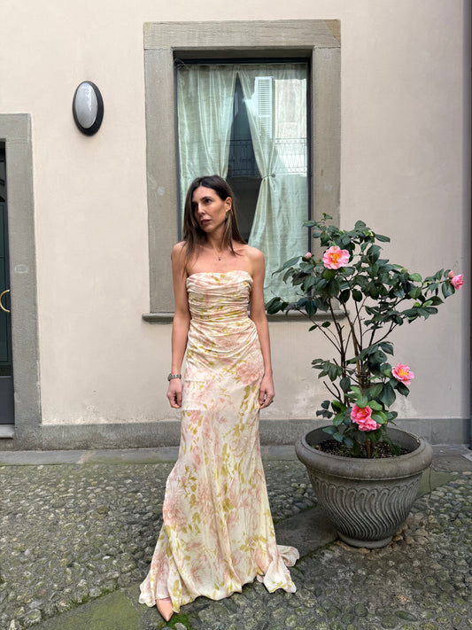 Abito floreale sartoriale