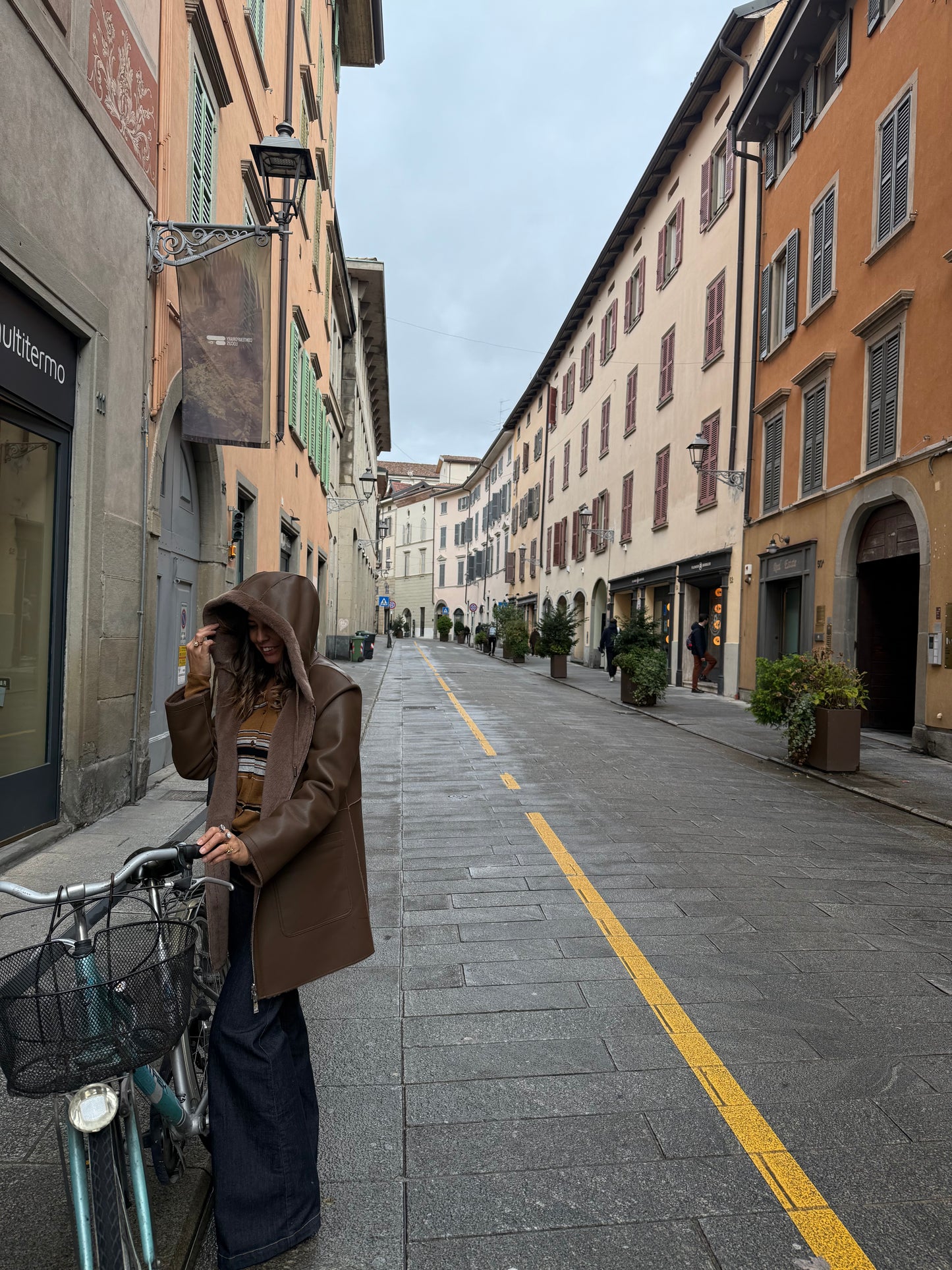 Eco Montone marrone scuro