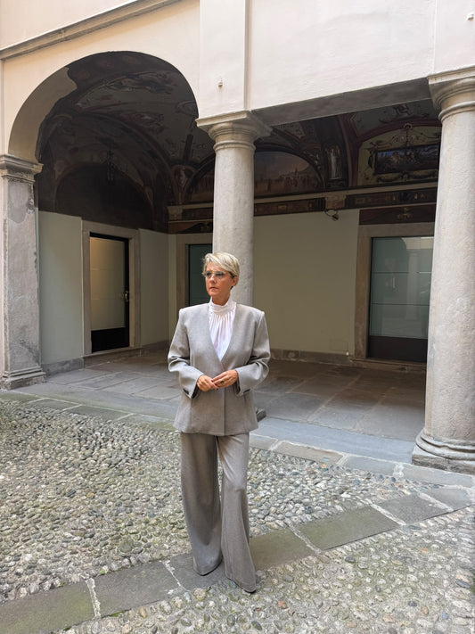Camicia seta bianca
