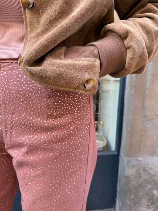 Jeans rosa brillanti