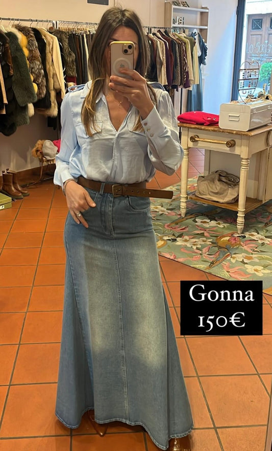 Gonnellone jeans