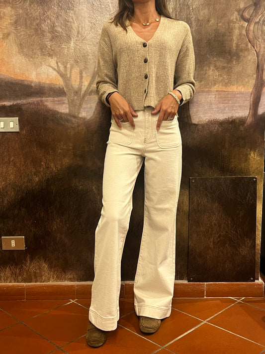 Jeans panna