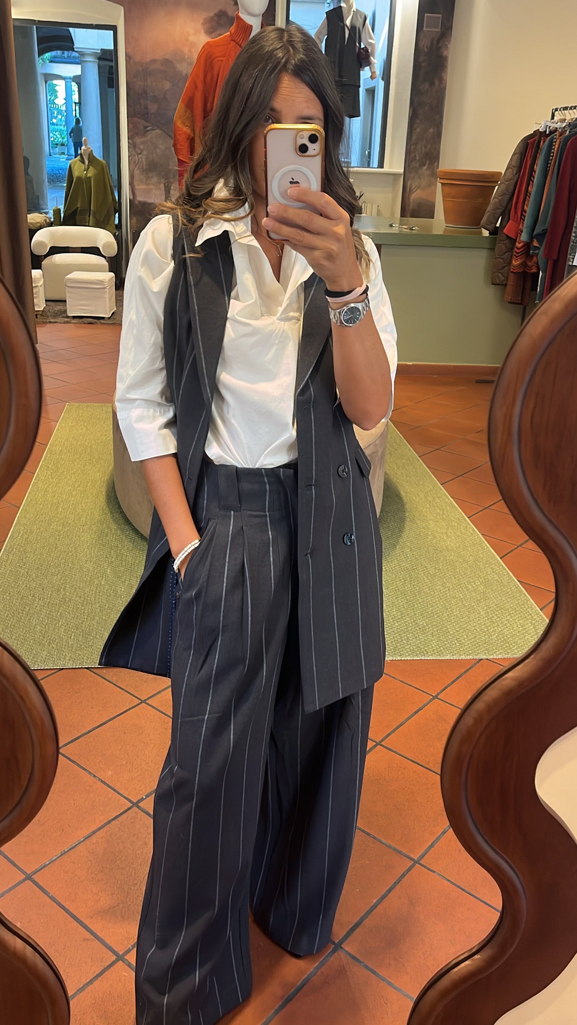 Pantalone gessato