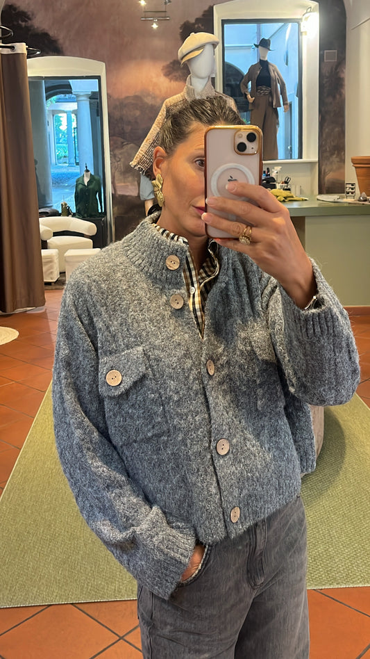 Cardigan trecce